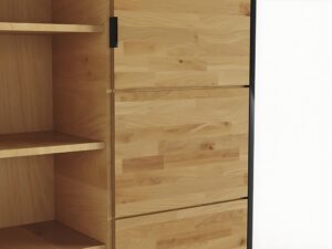 Miniaturka 5 - Szafa dębowa Kongaro 108 cm dąb naturalny – zdjęcie 6