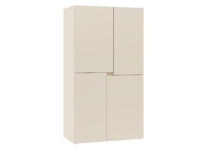 Miniaturka 5 - Szafa czterodrzwiowa Lenzaro 100 cm kaszmir dąb