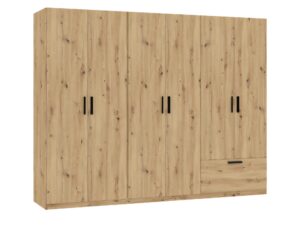 Miniaturka 1 - Szafa sześciodrzwiowa z 1 szufladą Litano 270 cm – zdjęcie 2