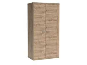 Miniaturka 4 - Szafa dwudrzwiowa Pestano 102 cm Ribbeck na białym tle