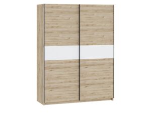 Miniaturka 6 - Szafa przesuwna Breviano 151 cm Hickory Jackson i biały