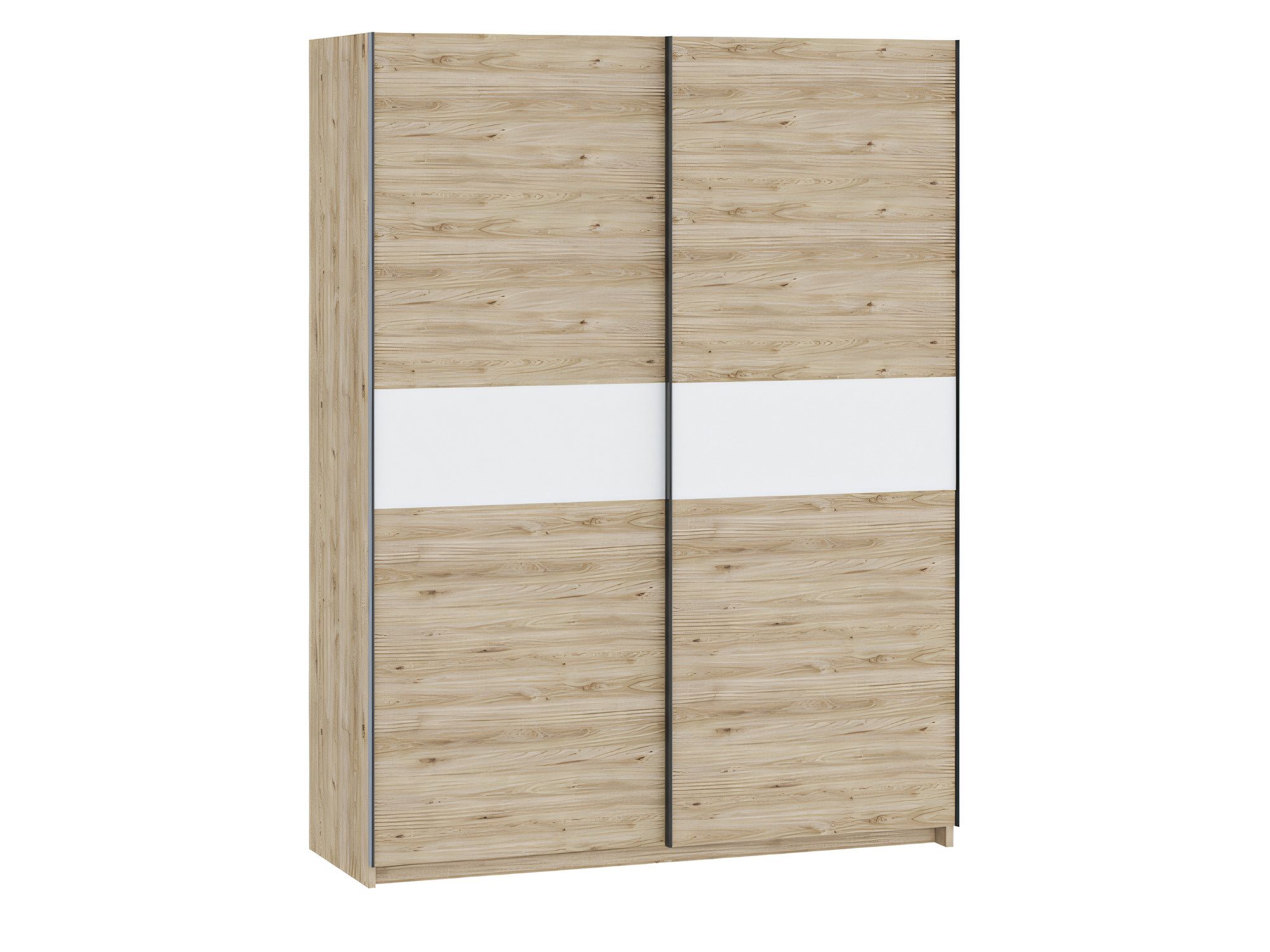 Szafa przesuwna Breviano 151 cm Hickory Jackson i biały