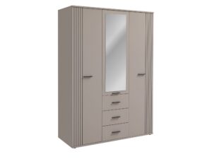 Miniaturka 4 - Szafka z lustrem jasnoszara szuflady