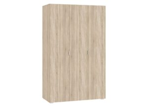 Miniaturka 4 - Szafa Veldaro 111 cm dąb Sonoma z trzema drzwiami – packshot