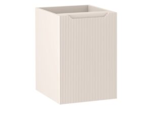 Miniaturka 8 - Szafka łazienkowa Coralia 40 cm Kaszmir – drzwi zamknięte, widok pod kątem