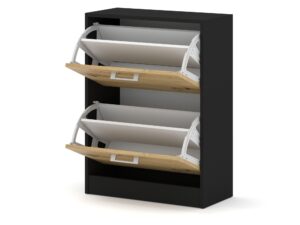 Miniaturka 2 - Szafka na buty Kavino 60 cm z 2 frontami uchylnymi – zdjęcie 3