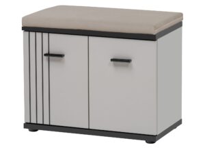 Miniaturka 4 - Szafka na buty z poduszką Havoro 60 cm kaszmir czarny beżowy