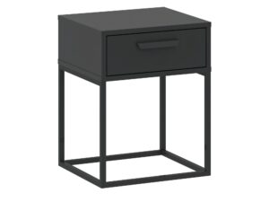 Miniaturka 4 - Szafka nocna z 1 szufladą i uchwytem Cadello 40 cm