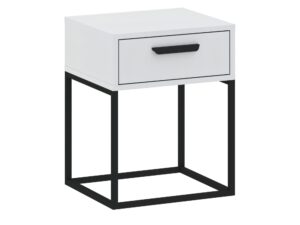 Miniaturka 1 - Szafka nocna z 1 szufladą i uchwytem Cadello 40 cm – zdjęcie 2
