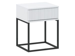 Miniaturka 3 - Szafka nocna z 1 szufladą push-to-open Cadello 40 cm