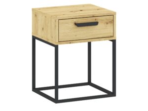 Miniaturka 2 - Szafka nocna z 1 szufladą i uchwytem Cadello 40 cm – zdjęcie 3