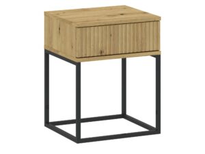 Miniaturka 1 - Szafka nocna z 1 szufladą push-to-open Cadello 40 cm – zdjęcie 2
