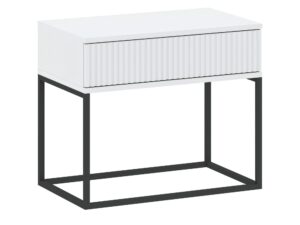 Miniaturka 4 - Szafka nocna z 1 szufladą push-to-open Cadello 60 cm – zdjęcie 2