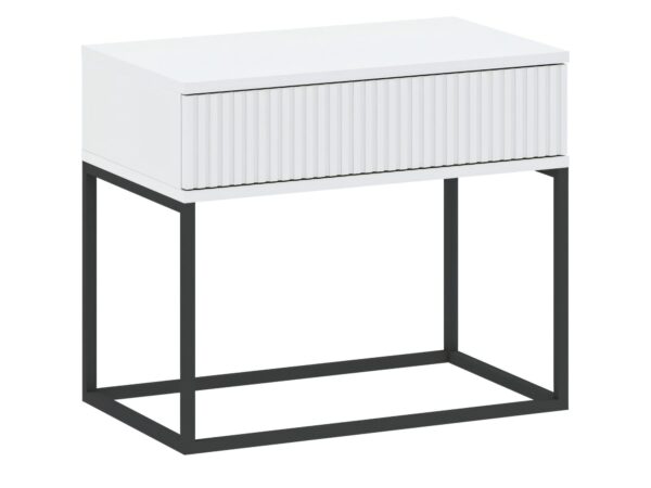 Szafka nocna z 1 szufladą push-to-open Cadello 60 cm – zdjęcie 2