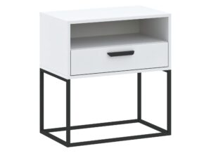 Miniaturka 3 - Szafka nocna z 1 szufladą i uchwytem Cadello 60 cm