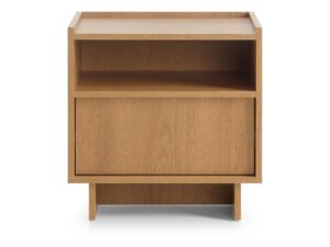 Miniaturka 5 - Szafka nocna Hanami 50 cm z otwartą wnęką i szufladą – front