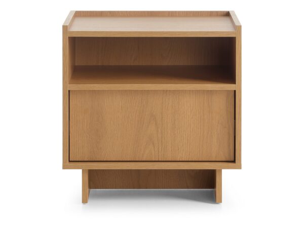 Szafka nocna Hanami 50 cm z otwartą wnęką i szufladą – front