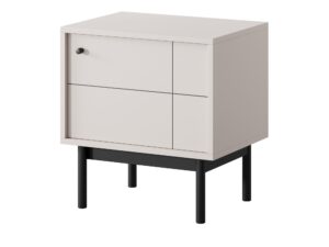 Miniaturka 2 - Szafka nocna Kiyomi kaszmir – ujęcie pod kątem