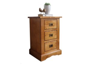 Miniaturka 1 - Szafka nocna LOGAN 45 cm z litego drewna – drugie ujęcie