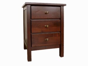 Miniaturka 3 - Szafka nocna LOGAN 51 cm z litego drewna – drugie ujęcie