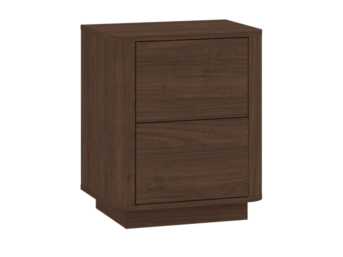 Szafka nocna z 2 szufladami Mocario 50 cm orzech Villa