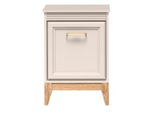 Miniaturka 2 - Szafka nocna Velvara 45 cm – ozdobny front i metalowy uchwyt