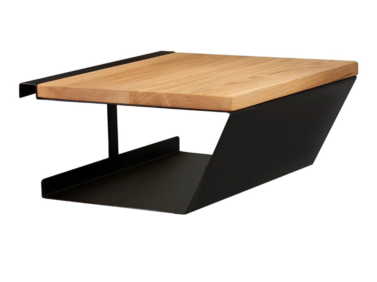 Dębowa szafka nocna wisząca Norvio 32,5 cm