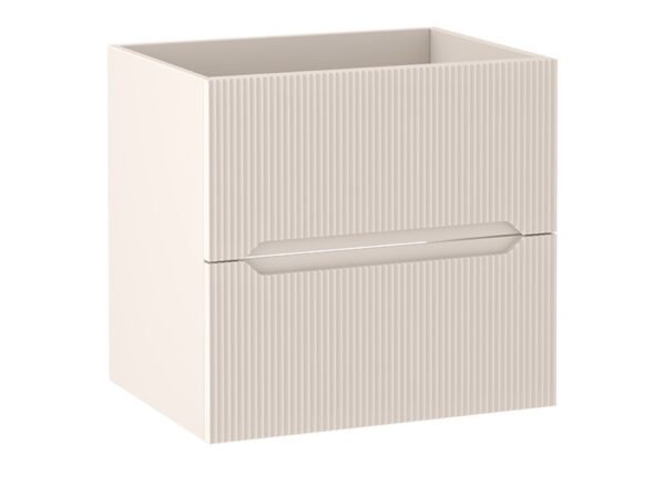 Szafka pod umywalkę Coralia 60 cm Kaszmir – widok ukośny