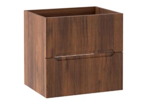 Miniaturka 2 - Szafka pod umywalkę Coralia 60 cm Orzech Warmia – widok ukośny