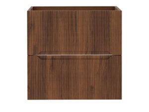 Miniaturka 10 - Szafka pod umywalkę Coralia 60 cm Orzech Warmia – zamknięte szuflady od przodu