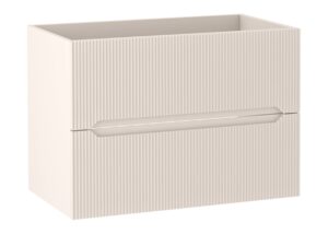 Miniaturka 3 - Szafka pod umywalkę Coralia 80 cm Kaszmir – widok ukośny