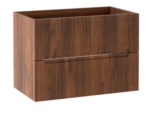 Miniaturka 5 - Szafka pod umywalkę Coralia 80 cm Orzech Warmia – widok ukośny