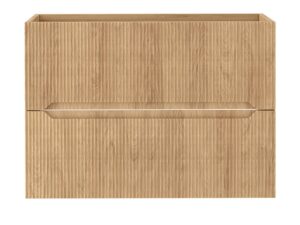 Miniaturka 16 - Szafka pod umywalkę Coralia 80 cm Hikora – zamknięte szuflady od przodu