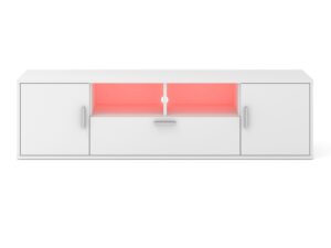 Miniaturka 1 - Szafka RTV Belvani 150 cm z oświetleniem RGB – zdjęcie 2