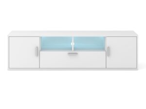 Miniaturka 2 - Szafka RTV Belvani 150 cm z oświetleniem RGB – zdjęcie 3