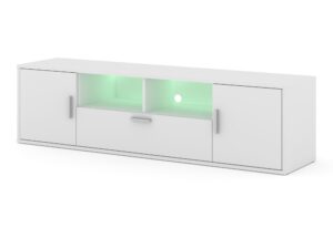 Miniaturka 4 - Szafka RTV Belvani 150 cm z oświetleniem RGB – zdjęcie 5