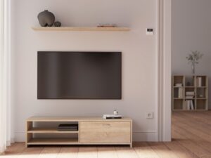 Miniaturka 10 - Szafka RTV Domelio 120 cm dąb Sonoma w aranżacji salonu