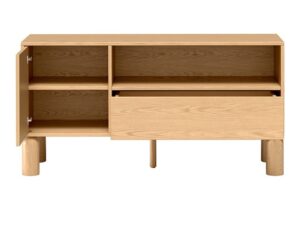 Miniaturka 1 - Szafka RTV Dunvelo 120 cm z otwartą szafką i szufladą