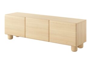 Miniaturka 2 - Szafka telewizyjna Faltero 150 cm – zamknięte fronty pod kątem