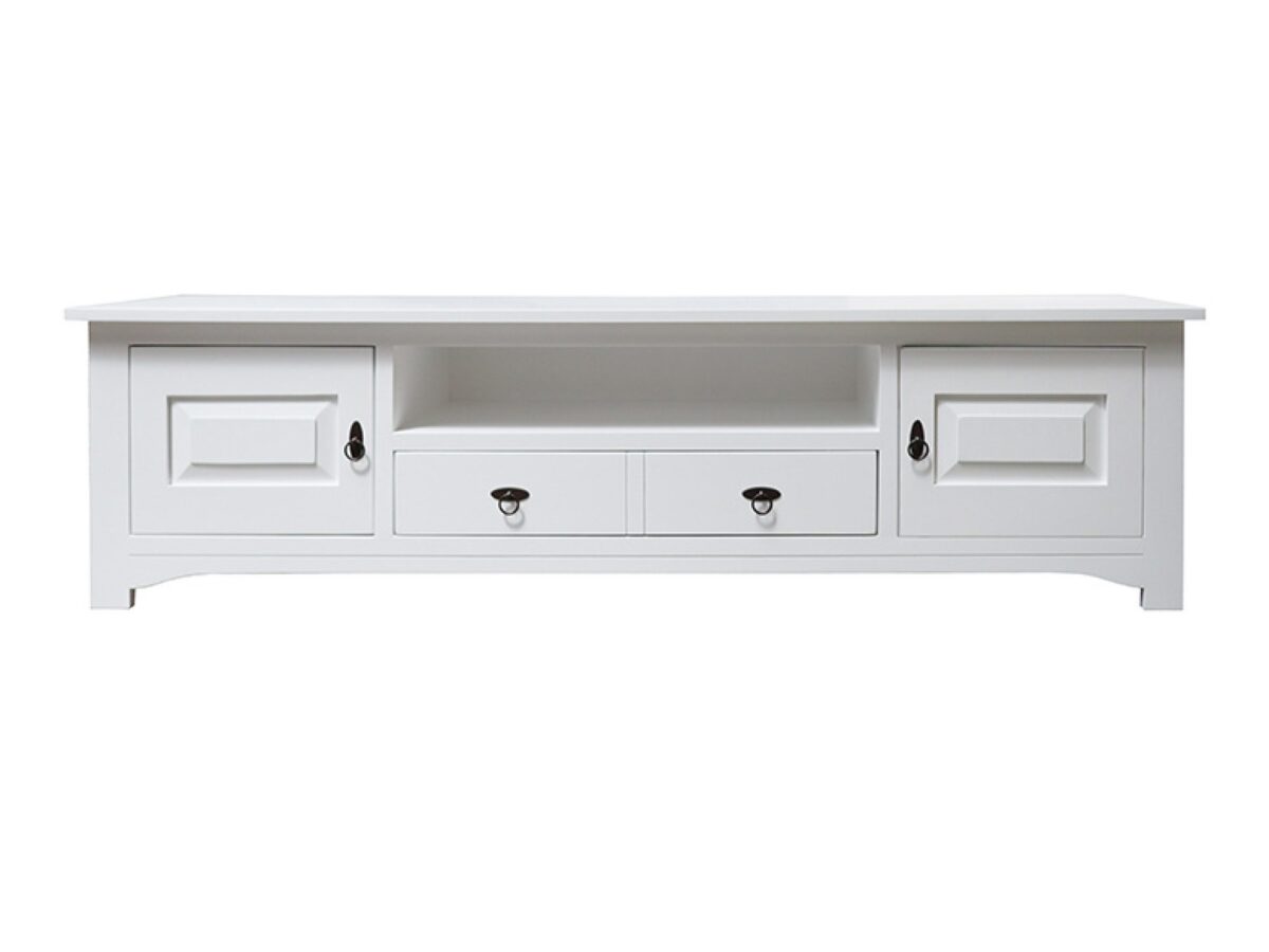 Szafka RTV z litego drewna FELIX 186 cm