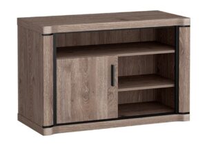 Miniaturka 7 - Szafka RTV Kalmeo Dąb truflowy, zamknięte fronty, widok pod kątem