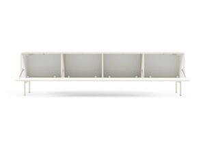 Miniaturka 1 - Szafka RTV Kavessa 195 cm – otwarte cztery klapy i komory