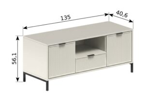 Miniaturka 2 - Szafka RTV Movena – wymiary 135 na 40,6 na 56,1 cm