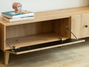 Miniaturka 2 - Szafka RTV Norvello 180 cm w aranżacji – widok pod kątem