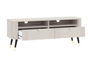 Miniaturka 1 - Szafka RTV z 2 szufladami Onvero 138 cm kaszmir – zdjęcie 2