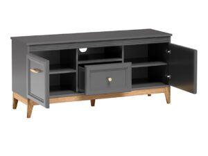 Miniaturka 2 - Szafka Rocella 135,5 cm – otwarte boczne szafki i szuflada