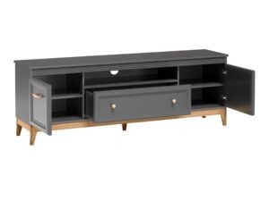 Miniaturka 2 - Szafka RTV Rocella 179 cm – otwarte szafki i szuflada
