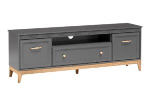 Miniaturka 5 - Szafka RTV Rocella 179 cm szary diamentowy, packshot