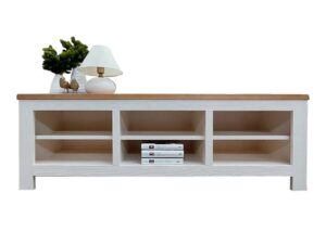 Miniaturka 4 - Szafka RTV TIROL 160 cm z litego drewna, widok mebla