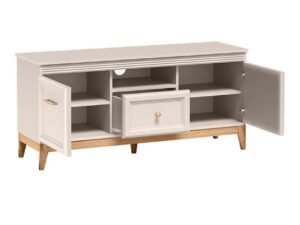Miniaturka 2 - Szafka RTV Velvara 135,5 cm, otwarte drzwiczki i szuflada